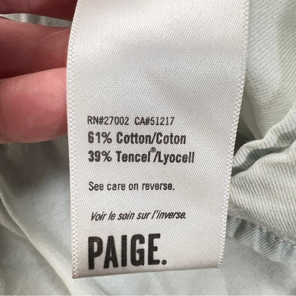 PAIGE Callan light wash denim jean dress in Cadie size medium M (no belt) B127 - Picture 4 of 5